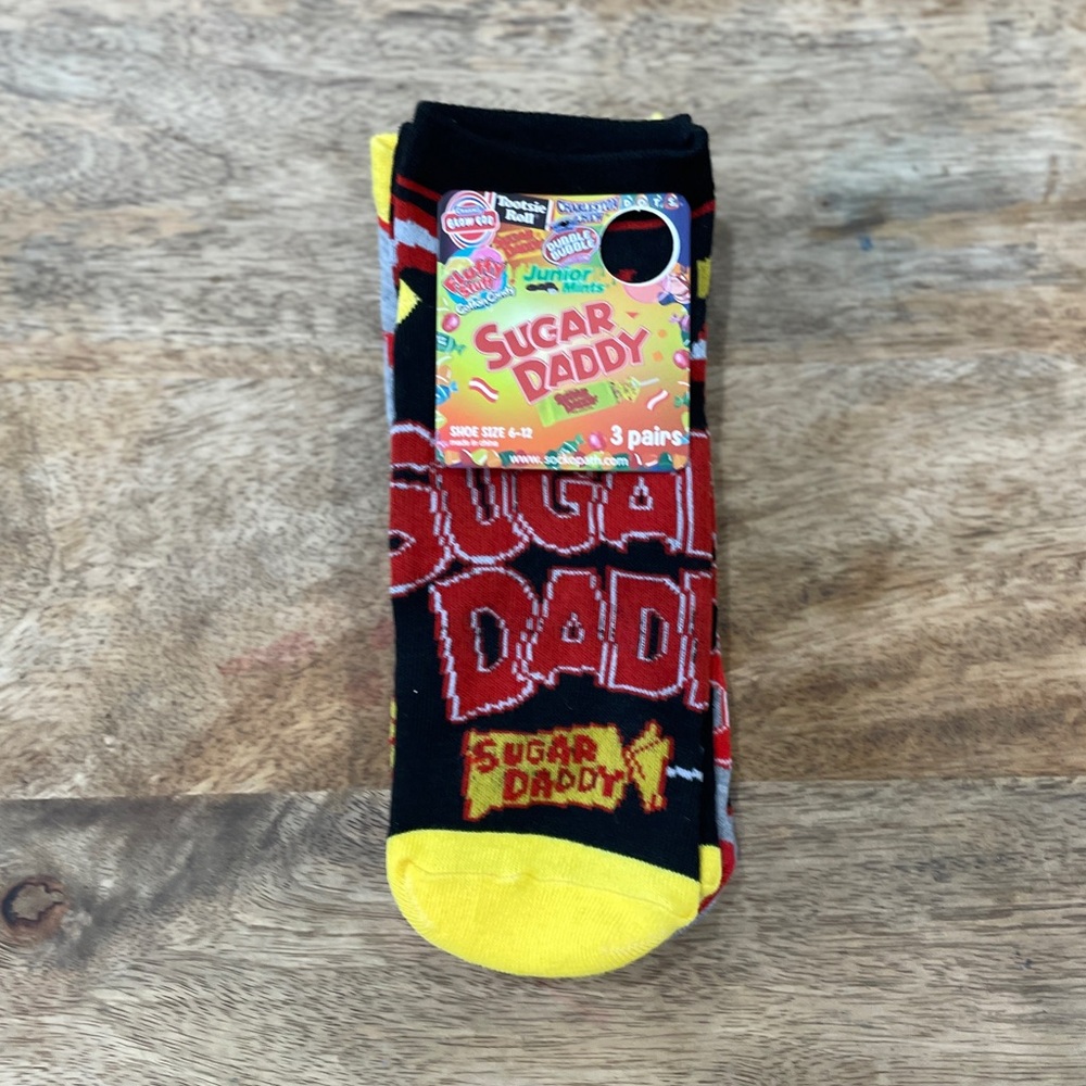 5/$20 NEW 3Pk Adult Sugar Daddy Candy Socks